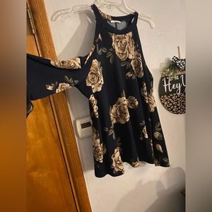 Cold Shoulder Long Sleeve